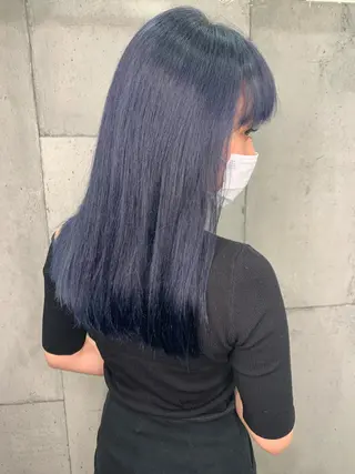 セミロング 大内 志穂のヘアスタイル