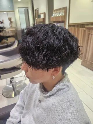 メンズ パーマ パーマ/縮毛矯正/ 韓国ヘア/副店長和田のヘアスタイル