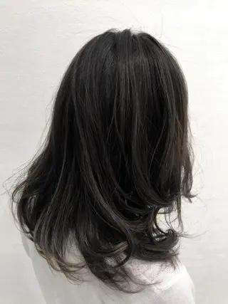 セミロング 星野 慎也のヘアスタイル