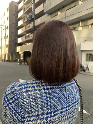 ショート カラー ルーヴル所属・長尾 桃佳のヘアスタイル