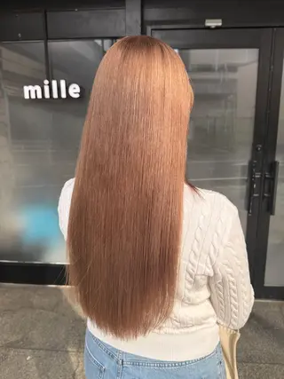 ロング カラー 透明感カラー/パーマ 🌀アオノのヘアスタイル