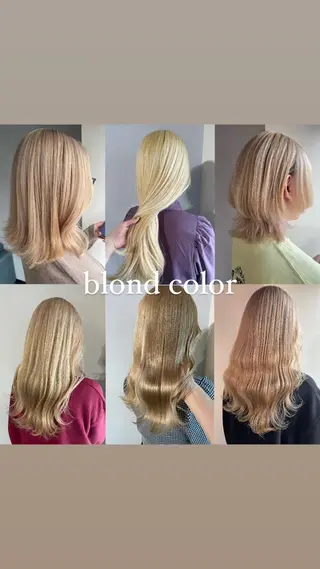 ロング カラー ヘアアレンジ 透明感カラー/推しカ ラー☁️JURAのヘアスタイル