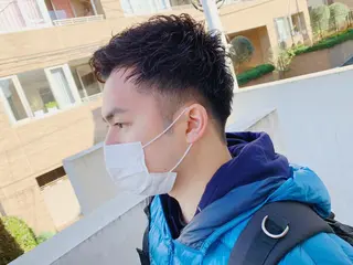 ショート パーマ メンズ タカハシ ハヤトのヘアスタイル