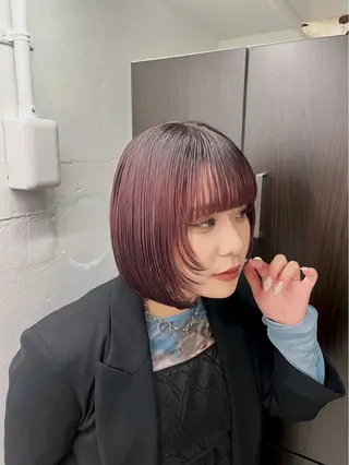 ショート カラー unbirthday hiyoriのヘアスタイル