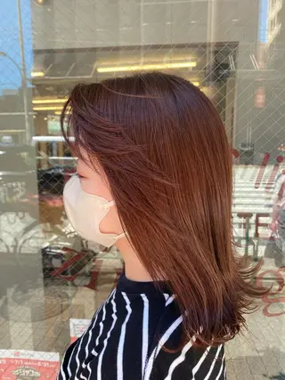 ミディアム カラー ️🫧押上️🫧はな 🫧うる艶パーマのヘアスタイル