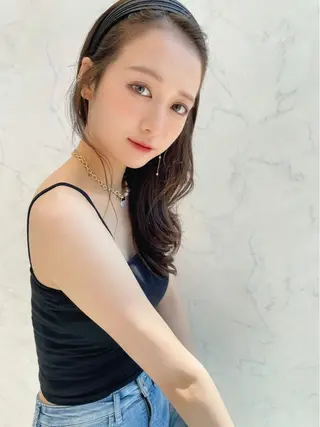 ロング チダアキフミ Ash大森のヘアスタイル