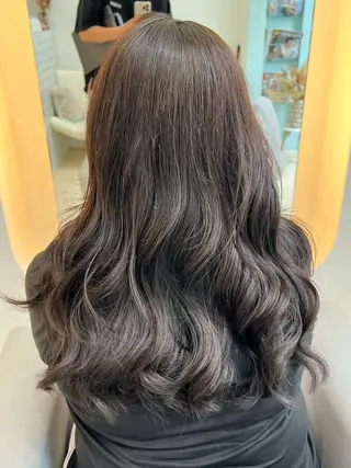 ミディアム カラー 艶髪美容師堀井 凌平のヘアスタイル