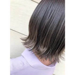 ミディアム カラー ヘアアレンジ 🌺まなみ/ うる艶カラー🌺のヘアスタイル