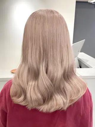 ロング ♡似合わせハイトーン ♡maiのヘアスタイル