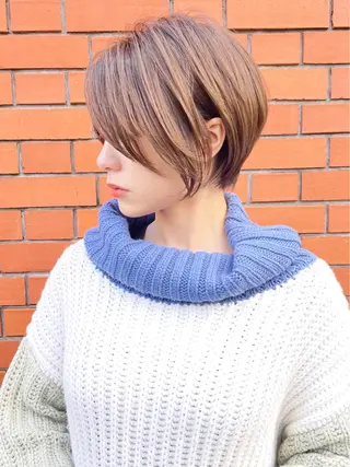 ショート カラー 西村 公孝のヘアスタイル