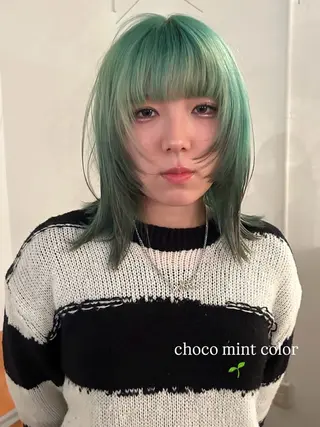セミロング Terve. 水野 菜々香のヘアスタイル