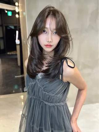 ロング カラー 中韓🇨🇳🇰🇷 🤍TAKAHIROのヘアスタイル