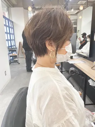 ショート カラー giinii所属・横浜似合わせカット No.1☆渋谷良太のヘアスタイル