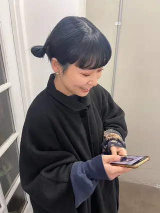 カラー cache horie所属・ミワ ハナのヘアスタイル