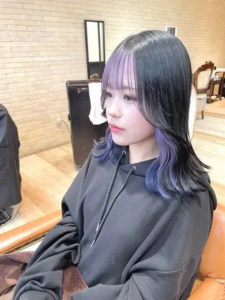 セミロング 亀川蓮 Agu hairのヘアスタイル