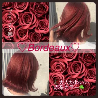 ショート カラー メンズ JuNブリーチに 縮毛矯正するプロのヘアスタイル