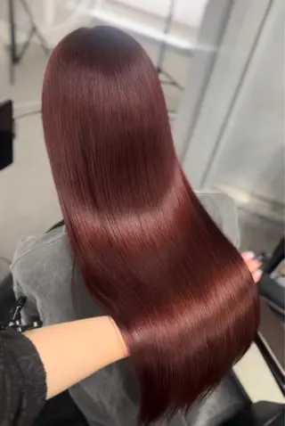 ロング RIN 中明度韓国ヘアのヘアスタイル