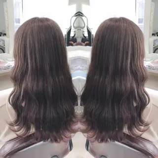 ロング カラー 韓国ヘア🤍髪質改善 🇰🇷AKANEのヘアスタイル