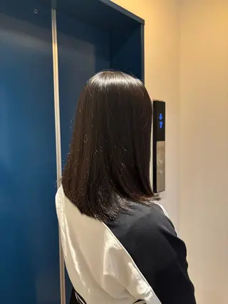 ミディアム RINNO🌷艶髪/ 艶カラーのヘアスタイル