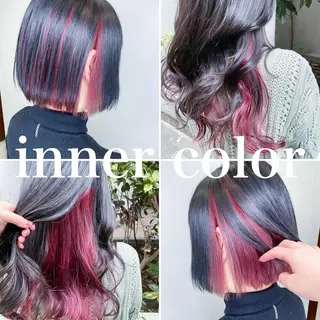 ミディアム カラー 髪質改善&韓国風特化 型サロン ミシェリーのヘアスタイル