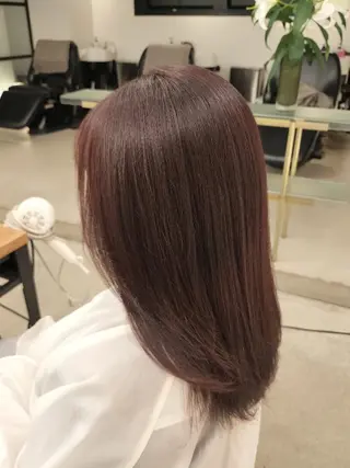 セミロング カラー cotton所属・shima🌵 asamiのヘアスタイル