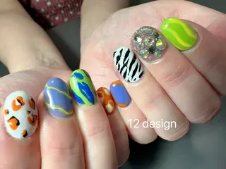 ネイル 12 designのネイルデザイン