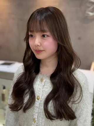 ロング カラー Zina梅田茶屋町所属・Mayu💖 Zina梅田茶屋町のヘアスタイル
