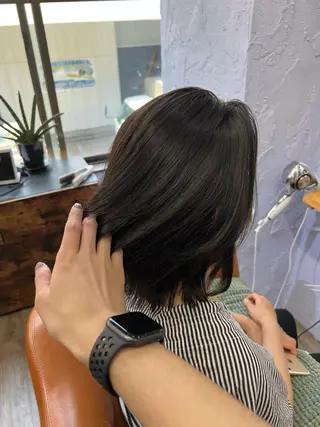 ミディアム ヘアサロンramuuu. 上石神井所属・【デザインカラー】 山口尚紀のヘアスタイル