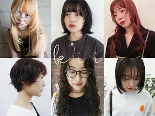 ミディアム カラー パーマ kii🧺福岡美容室 パーマ/ウルフのヘアスタイル