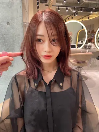 ミディアム COALL nex the salon所属・Riria✨ レイヤーカットのヘアスタイル