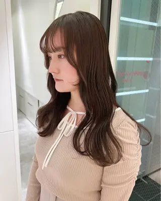 セミロング カラー Parve  Mix /板野妃莉のヘアスタイル