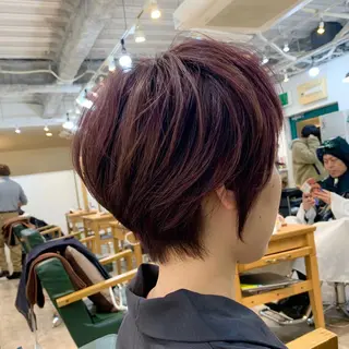 ショート カラー 加藤 雄大のヘアスタイル