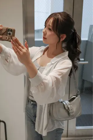 ロング カラー ヘアアレンジ autre所属・大久保 ひでなりのヘアスタイル