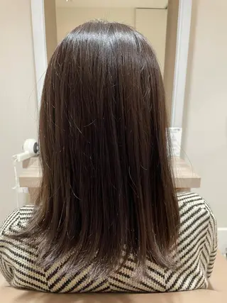 カラー Hair salon　Sui所属・コテ巻き風パーマ 暖色カラー/伊藤菜月のヘアスタイル