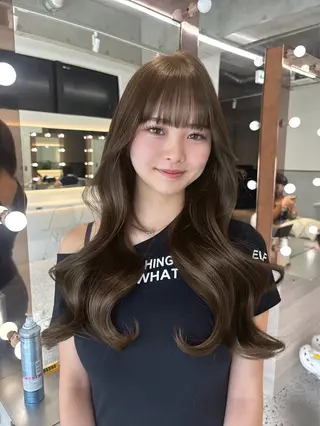 ロング カラー 🍒ブリーチなしカラ ー／Sakura🍒のヘアスタイル