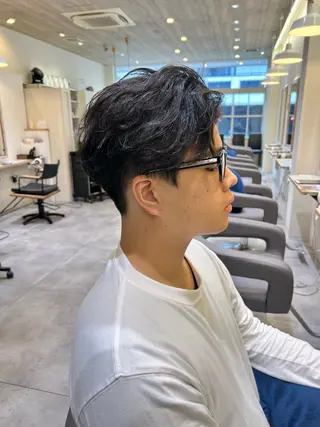 メンズ yuu 練習モデル募集のヘアスタイル