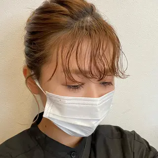 パーマ 松本 玲菜のヘアスタイル