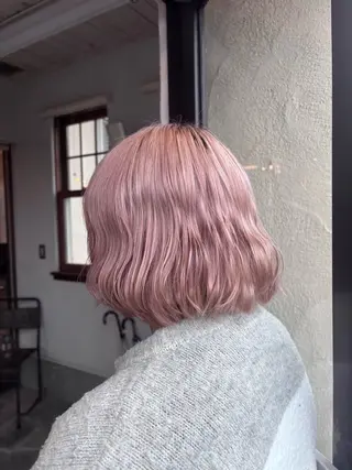 カラー 中矢 みつはのヘアスタイル