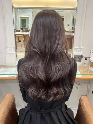 ロング カラー 横浜/レイヤーカット /韓国ヘア/佐藤記正のヘアスタイル