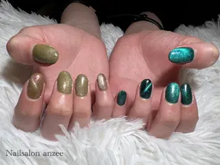 ミディアム ネイル sp anzeeのネイルデザイン