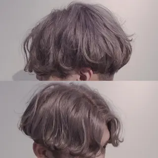 ショート カラー 堀江/心斎橋/西大橋 四ツ橋【Vers】のヘアスタイル