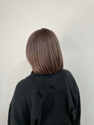 ミディアム カラー 飯塚 青空のヘアスタイル