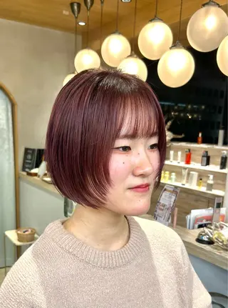 ショート 🩵縮毛矯正/ブリー チ/髪質改善/いつかのヘアスタイル