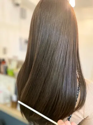 ロング 空 龍之介　カラー 特化/髪質改善/韓国のヘアスタイル