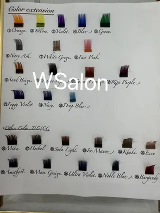 マツエク・マツパ WSalon  アイラッシュ所属・W Salon アイラッシュのマツエク・マツパデザイン