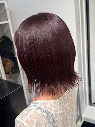 ショート カラー 原宿 ツヤカラー🫧 ちり🍎のヘアスタイル