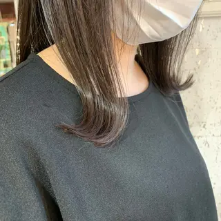ミディアム カラー stylist/ボブ ことの/韓国レイヤーのヘアスタイル