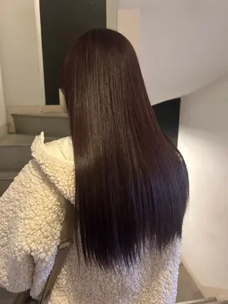 ロング カラー 愛結 暖色カラー🎀🩰のヘアスタイル