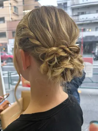 ヘアアレンジ 栗田 優月のヘアスタイル