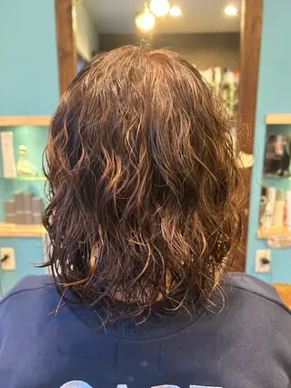 ミディアム 💜いわた みはる💜のヘアスタイル